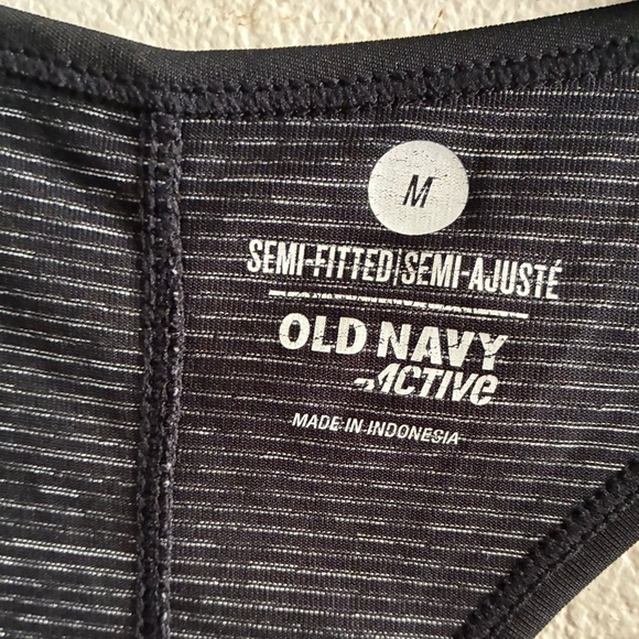 Old Navy Active Black Tank Top M - Picture 4 of 6